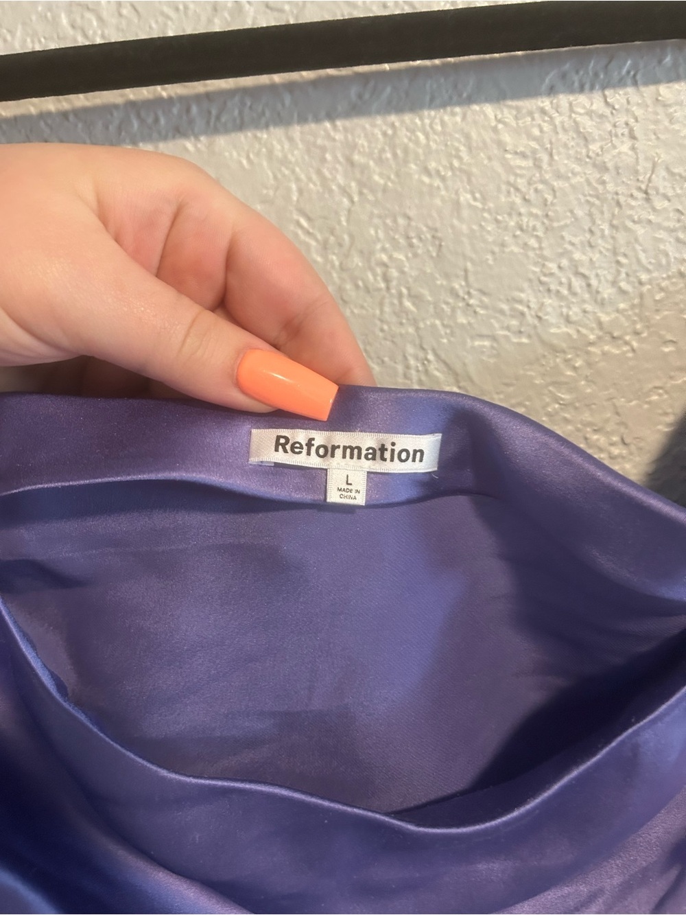 Reformation spritz strapless top 100% silk - Picture 4 of 6